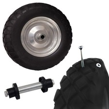 Schubkarrenrad Vollgummi PU