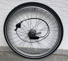 Fahrrad Hinterrad, 26 Zoll, 7-Gang, komplett mit Reifen Schalter Clickbox + Zug