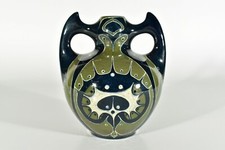 Plateelbakkeri De DISTEL Jugendstil Art Nouveau Keramik Bert Nienhuis Vase (Z)