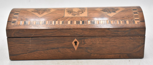 Antike tunbridge ware kuppel - ware,