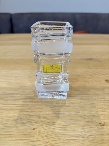 Vintage bleikristall vase - bleikristall, mit