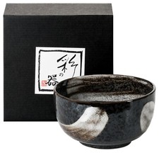 Matchaschale Matcha Schale HAKE-TENMOKU aus Japan Geschenkbox Ø 12,8 cm, H 7 cm
