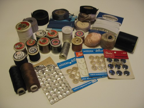Paket nähgarn nähseide - paket,