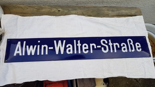 Altes emailleschild - altes,