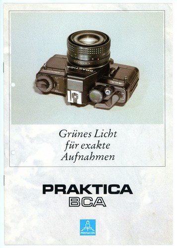 Pentacon kamera prospekt - pentacon,