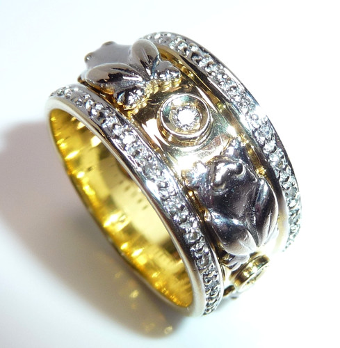 Ring 585 gold - 585, breiter