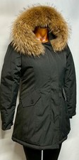 ATTENTIF ECHTFELL PARKA WINTERJACKE Extra XXL FELL JACKE SCHWARZ Neu