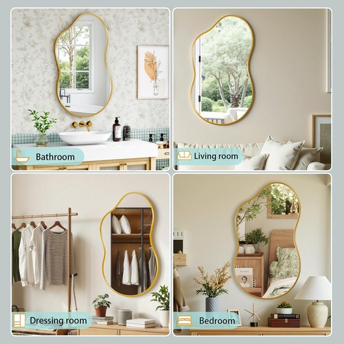 Spiegel asymmetrisch 50x91cm - asymmetrisch,