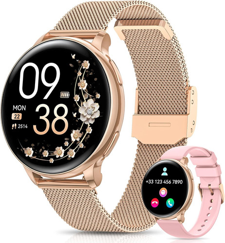 Smartwatch damen hd - smartwatch, 1.27"
