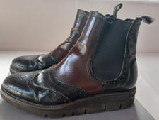 Damen Chelsea Boots Kunstleder