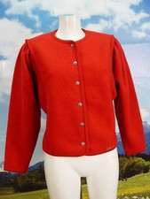 GEIGER hellrot und kurz mit Puffärmel warme Walkjacke Janker Trachtenjacke Gr.44