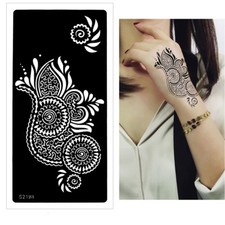 Henna Tattoo Schablone