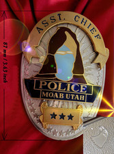 Obsolete badge, *Asst. Chief*