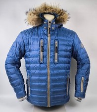 Bogner Skijacke Daunen Jacke Gr. 52 (L) abnehmbare Kapuze mit Besatz Schneefang