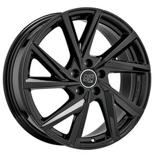 ALUFELGE MSW MSW 80-5 FUR VOLKSWAGEN GOLF V R32 8X19 5X112 GLOSS BLACK 5L2