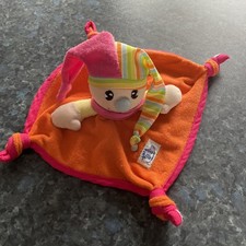 SIMBA Baby Schmusetuch Kuscheltuch Schnuffeltuch Clown mit Rassel Klapper