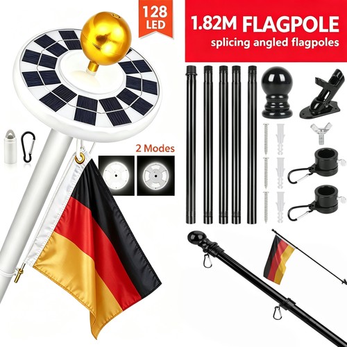 6ft fahnenstange fahnenhalter - 6ft,