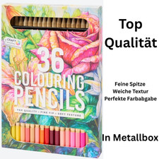 36 hochwertige Buntstifte in