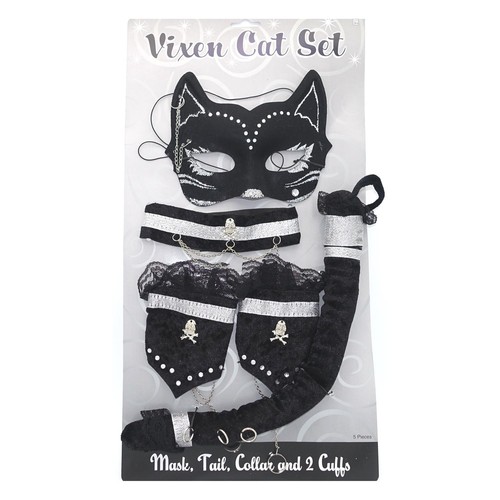 Deluxe katzen kostüm set - deluxe,