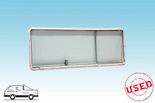 VW T3 Bus Camper Westfalia Schiebefenster links Bj. 79 - 92 grün / Rahmen silber