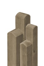 Pfosten Kiefer Braun zu "Bohlen Natur" Holzzaun Lattenzaun Pfahl Zaunpfosten NEU