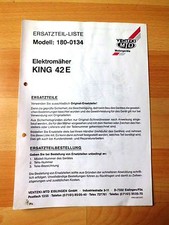 Ventzki MTD  Elektromäher  King 42 E  Ersatzteilliste