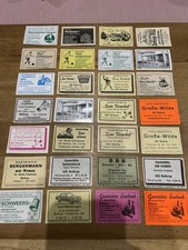 Biete hier 28 Streichholz Etiketten aus Bottrop Set 1