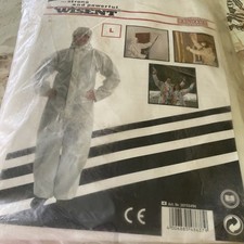 Malerkittel Einweg Weiß Gr. L