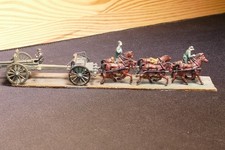 Pferdegespann DR  1939-45  - Bespanntes Geschütz ( Gusseisen ) , im Marsch