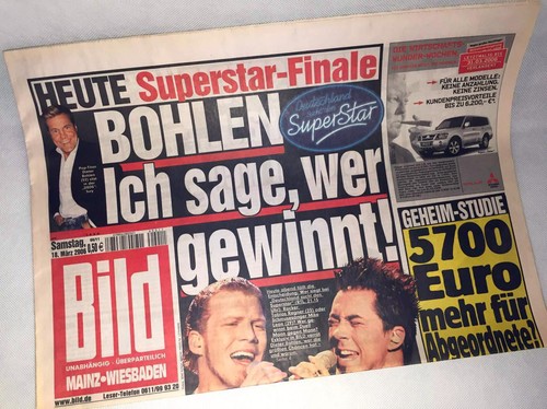 Bildzeitung vom 2006 - bildzeitung,