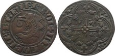 Frankreich Rechenpfennig Jeton 1350-1450  24mm/3,3 g Original Münze #V281