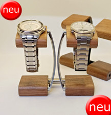 Nussbaum doppelter Uhrenhalter