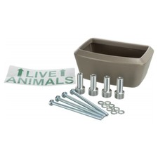 Trixie Flug-Set für Hunde Transportbox Skudo Napf Schrauben