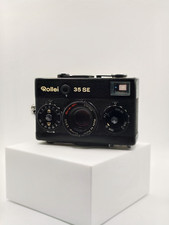 Rollei 35 SE Carl Zeiss Sonnar 2.8/40 Schwarz Tasche  Vintage 
