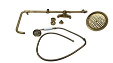 Edouard Rousseau Duscharmatur Duschset Duschsäule Byron flexibel 1,50 m Bronze
