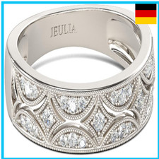 Damen Silber Ring Milgrain