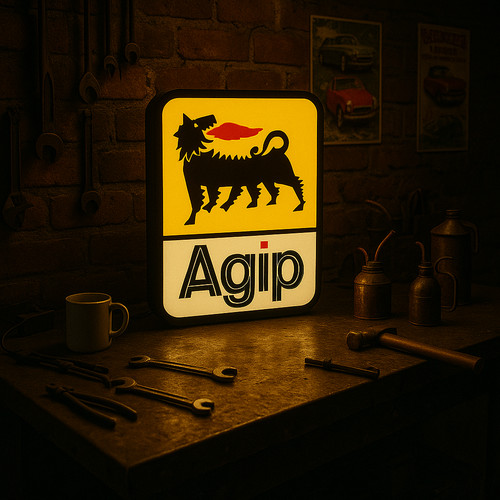 Agip petroleum led schild - led,