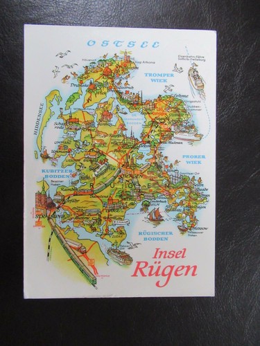 Insel rügen landkarte - insel,