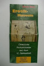 Beate Uhse Erotik Museum Folder Programm To-6130