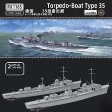 Flyhawk FH1165 1/700 German Torpedo-Boat Type 35 Model Kit