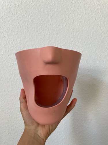 Gesichtsmaske mit integriertem