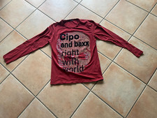 Langarmshirt Cipo & Baxx Rot Größe S