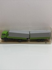 O509 Modellauto 1:87 Wiking Mercedes Benz 814 mit  Tandemanhänger