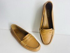 Coach Mokassins Braun Leder Loafer 40 7 Sneaker R*L* Neu