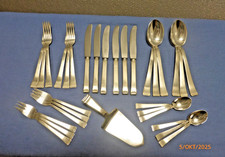 WMF  2500  Bauhaus KURT MAYER  90 vers.  für 6 Pers. Menübesteck  + Kuchenheber