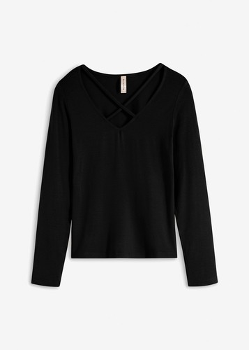 Langarmshirt mit cut outs - mit, cut-outs