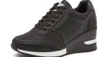 Schuh mit Keilabsatz Gr 42 Sneaker