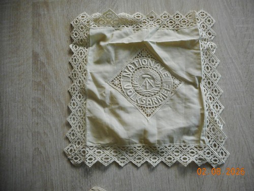Nva spitzen tischdecke - spitzen, (ddr)