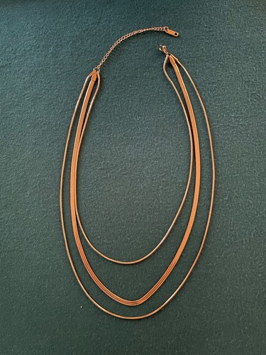 Vintage damen halskette stahl - vintage,
