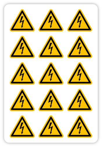 15x aufkleber warnung vor - 15x, „warnung
